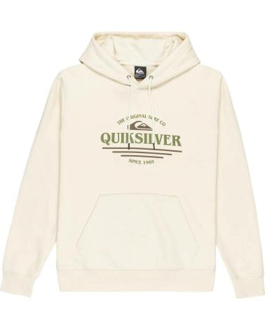 QUIKSILVER FELPA CON CAPPUCCIO SCREEN CLASSIC EQYFT05137 BEIGE BEIG