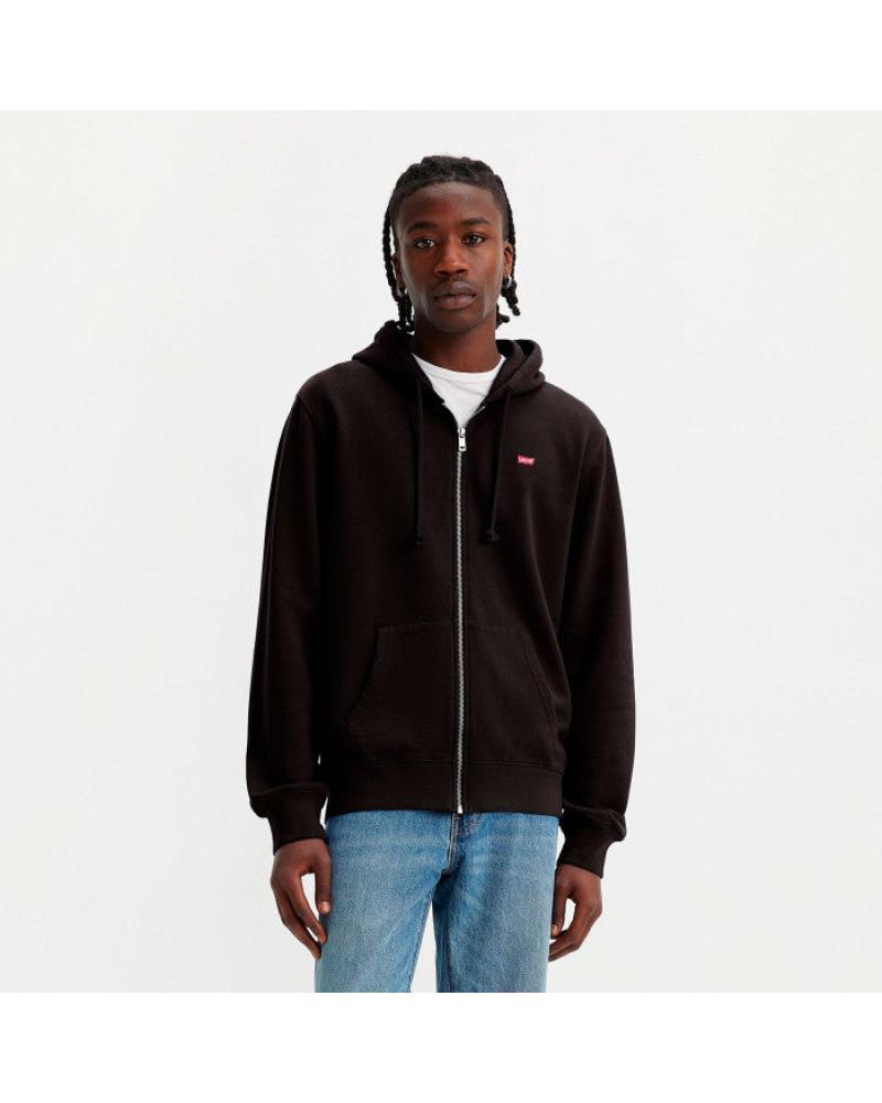 GIACCA CON CAPPUCCIO LEVIS MODELLO 345840016 NERA NEGRO