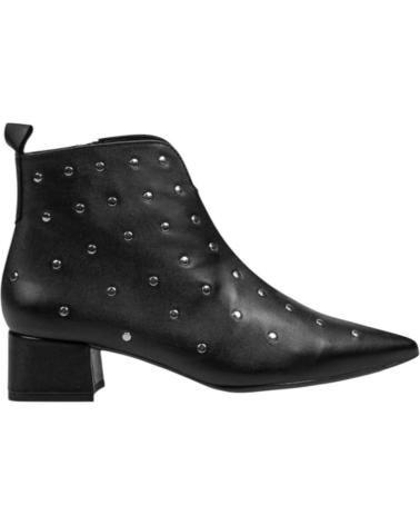 STIVALETTO DESIREÉ RABAT5 NERO CON BORCHIE NEGRO