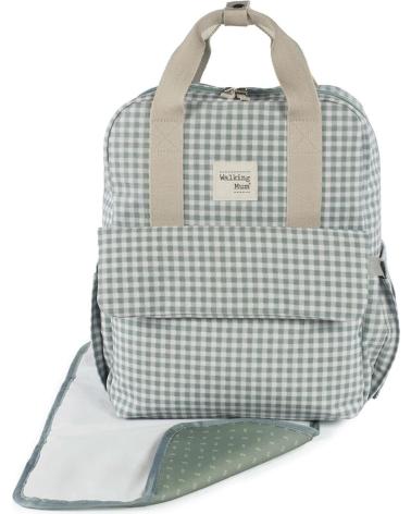 SAC À DOS À LANGER WALKING MUM MOTIF VICHY VERT VERDE