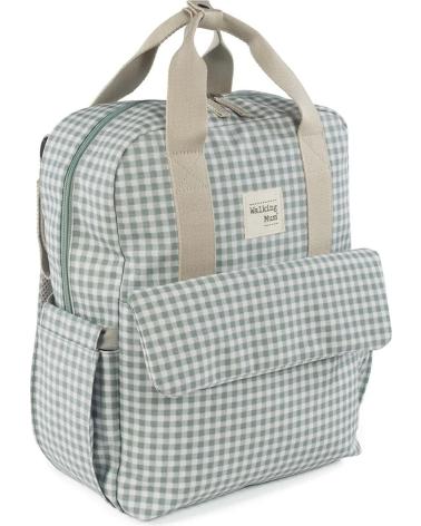 SAC À DOS À LANGER WALKING MUM MOTIF VICHY VERT VERDE