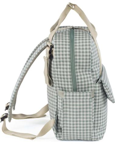 SAC À DOS À LANGER WALKING MUM MOTIF VICHY VERT VERDE