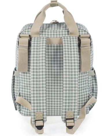 SAC À DOS À LANGER WALKING MUM MOTIF VICHY VERT VERDE