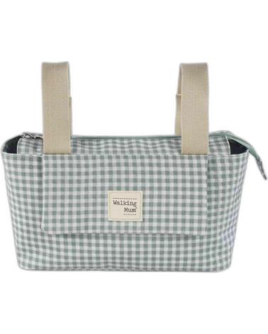 TROUSSE DE TOILETTE BÉBÉ WALKING MUM CARREAUX VERTS VERDE