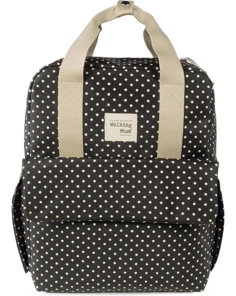 SAC À DOS ENFANT WALKING MUM POIS NOIRS NEGRO