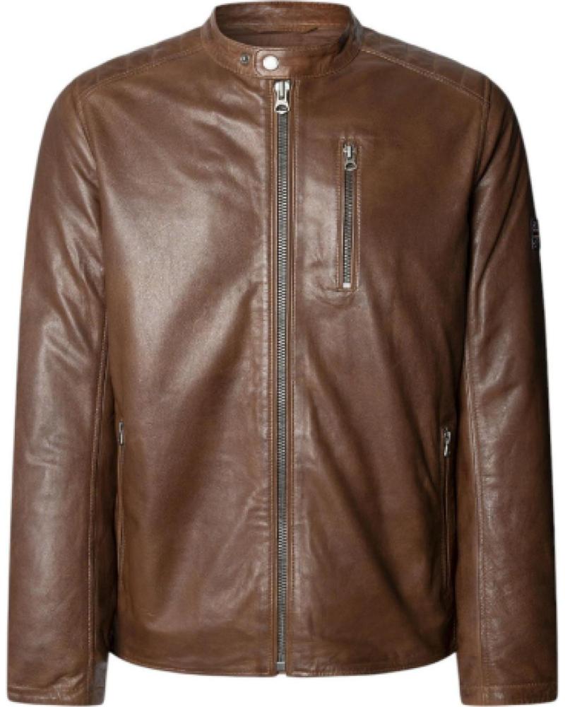 GIACCA BIKER PEPE JEANS PM4027178 MARRONE MARRóN