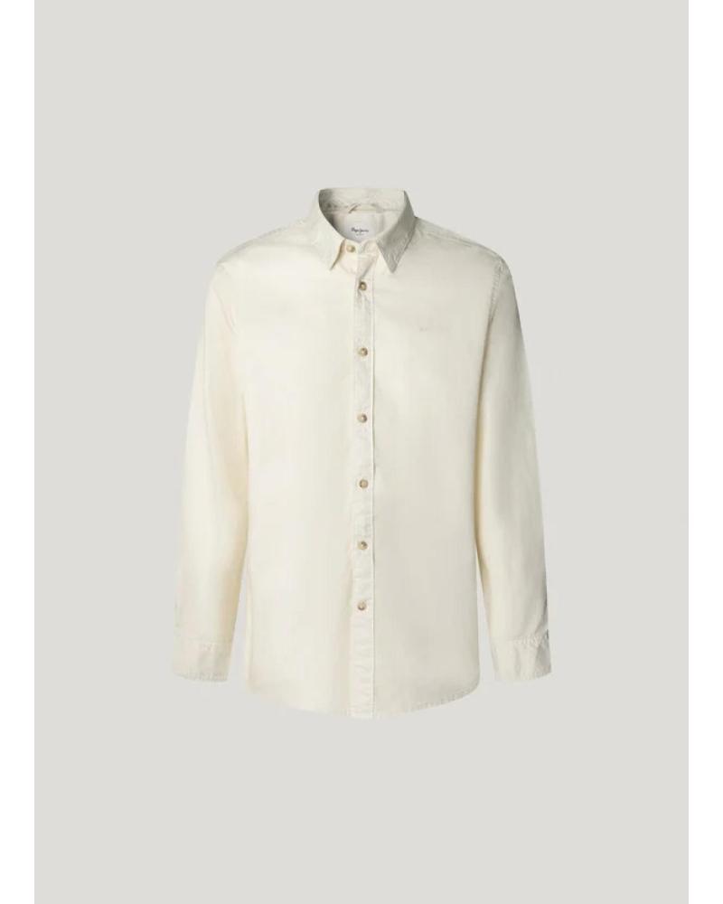 CAMICIA CASUAL UOMO PEPE JEANS PM3090843 ECRU AZUL