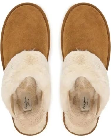 PEPE JEANS ZUECOS MUJER MODELO DISSY TAPE W COLOR MARRON 879COGNAC