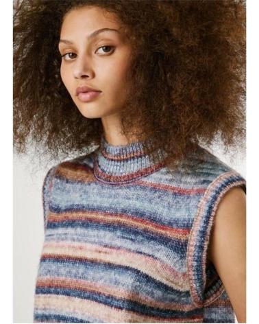 PEPE JEANS STRIPED KNITTED VEST PL7000009 MULTICOLOR BLANCO