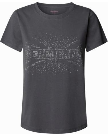 PEPE JEANS PL5000026 - T-SHIRT DE MANGA CURTA COM LOGOTIPO CINZENTO GRIS