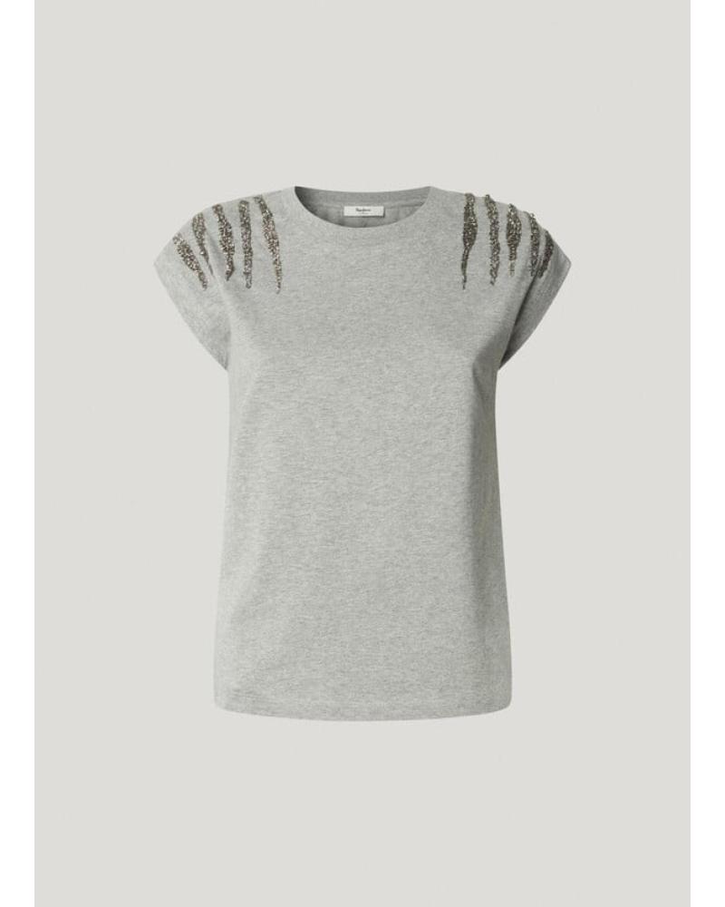 T-SHIRT PEPE JEANS PL5000024 GRIS CLAIR GRIS