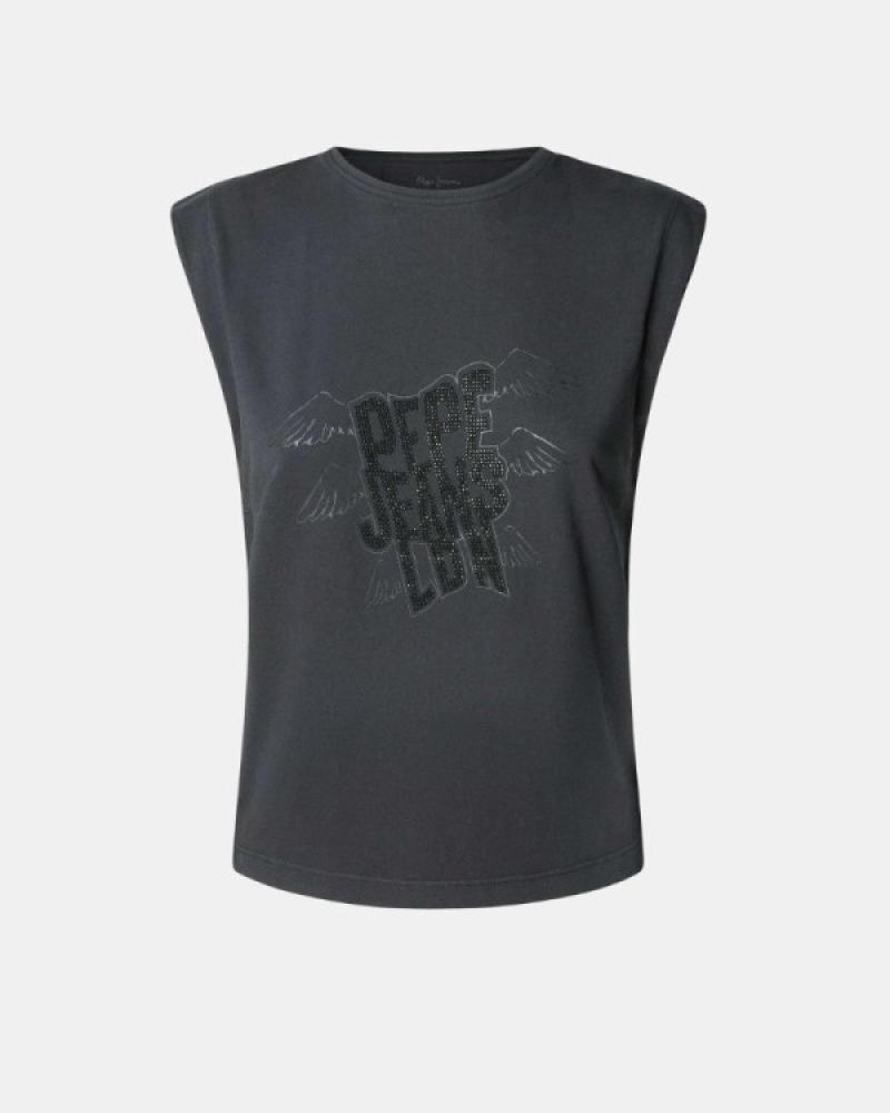 T-SHIRT PEPE JEANS PL5000022 GRIGIO SCURO GRIS