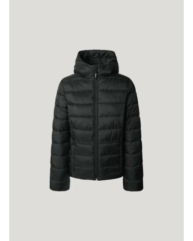 CASACO ACOLCHOADO FEMININO PEPE JEANS PL4024378 PRETO NEGRO