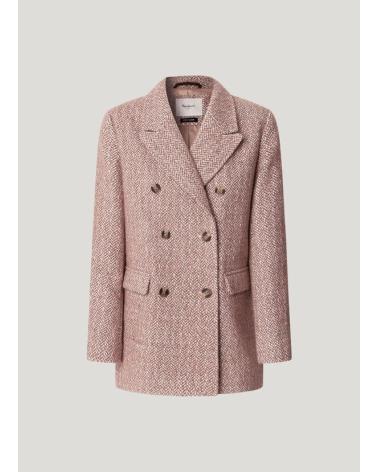 BLAZER ABOTOAMENTO DUPLO PEPE JEANS PL4024360 ROSA ROSA