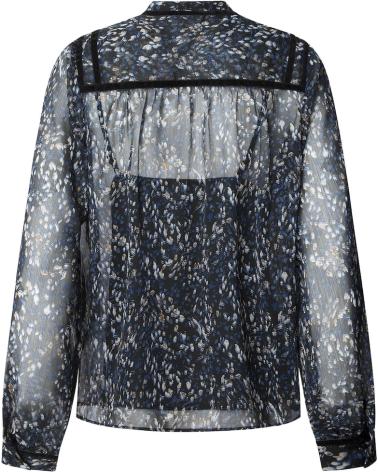 PEPE JEANS BLUSE PL3051292 SCHWARZ MIT SCHLEIFENKRAWATTE NEGRO
