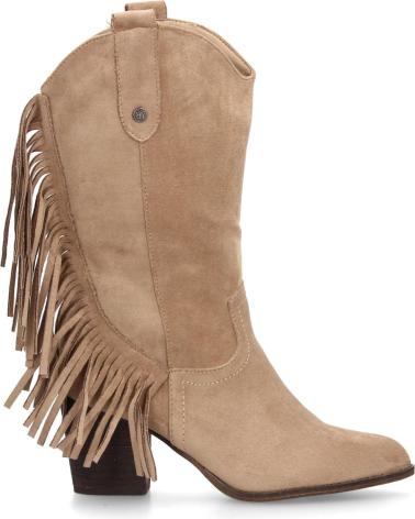 SPORT3PUNTO0 COWBOY-STIEFEL A-5454 BEIGE MIT FRANSEN VARIOS COLORES