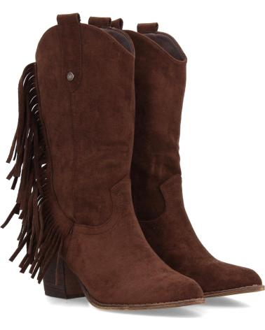 SPORT3PUNTO0 COWBOY-STIEFEL A-5454 BRAUN MIT FRANSEN VARIOS COLORES