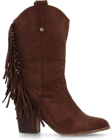 SPORT3PUNTO0 COWBOY-STIEFEL A-5454 BRAUN MIT FRANSEN VARIOS COLORES