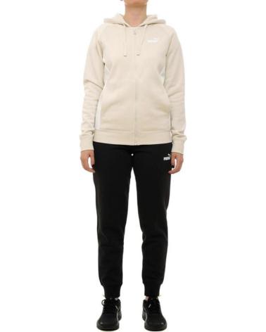 PUMA TRAININGSANZUG FULL-ZIP HOODED 690738-87 BEIGE/SCHWARZ BEIGE NEGRO
