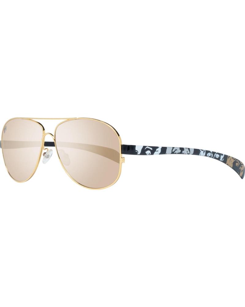 OCCHIALI DA SOLE TRY COVER CHANGE CF506-06-58 AVIATORE METALLO DORATO