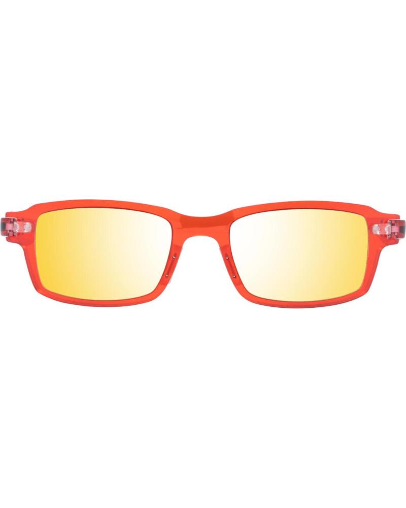 TRY COVER CHANGE TH502-04-52 ORANGE RECTANGULAR SUNGLASSES
