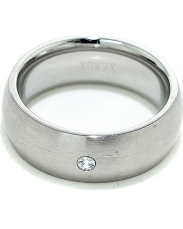ANEL XENOX X5005-50 EM AÇO INOXIDÁVEL COM GEMA