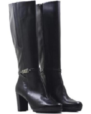 CHIKA10 ORBE 01 HOHER STIEFEL SCHWARZ MIT ABSATZ NEGRO-BLACK
