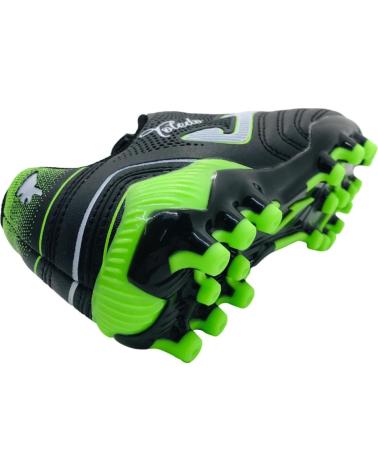 CHUTEIRA JOMA TOLEDO JR 2501 AG PRETA PARA GRAMADO ARTIFICIAL NEGRO