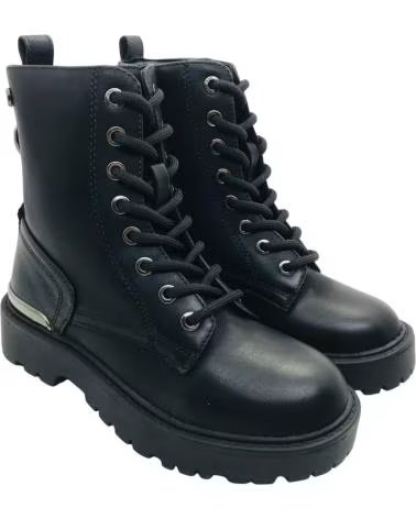 XTI BOTIN MILITAR NINA KIDS 150583 NEGRO