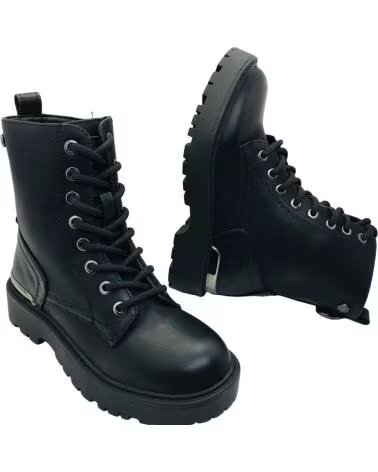 XTI BOTIN MILITAR NINA KIDS 150583 NEGRO