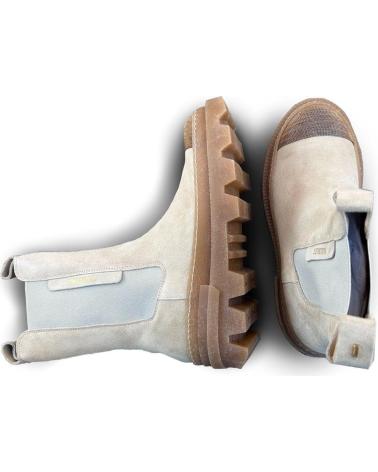 BOTA CHELSEA DYSFUNCTIONAL ISMENE BEGE COM SOLA TRATORADA BEIGE