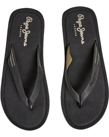 CHANCLAS PEPE JEANS PMS70141 MARRÓN - EFECTO PIEL MARRON