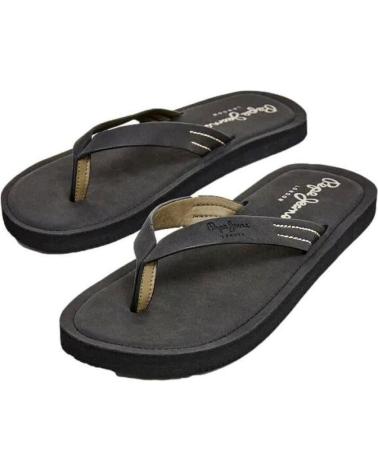 CHANCLAS PEPE JEANS PMS70141 MARRÓN - EFECTO PIEL MARRON