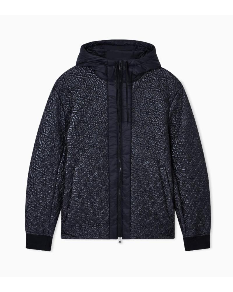 ARMANI EXCHANGE GIACCA IMBOTTITA CON CAPPUCCIO AX XM001093AF16589 NERO NEGRO