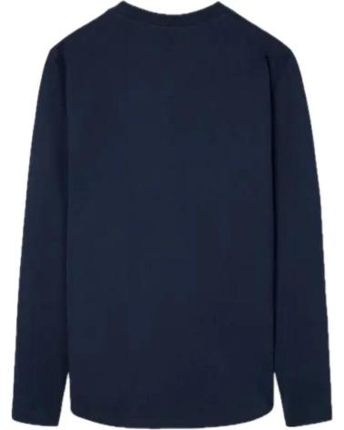 MAGLIETTA A MANICHE LUNGHE SILBON 133792 BLU MARINO AZUL