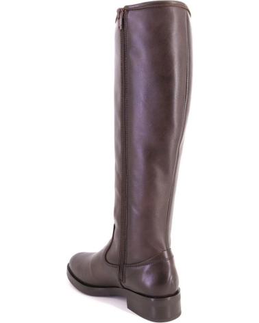 STIVALI ALTI IN PELLE PORRONET 4714 MARRONE MARRON