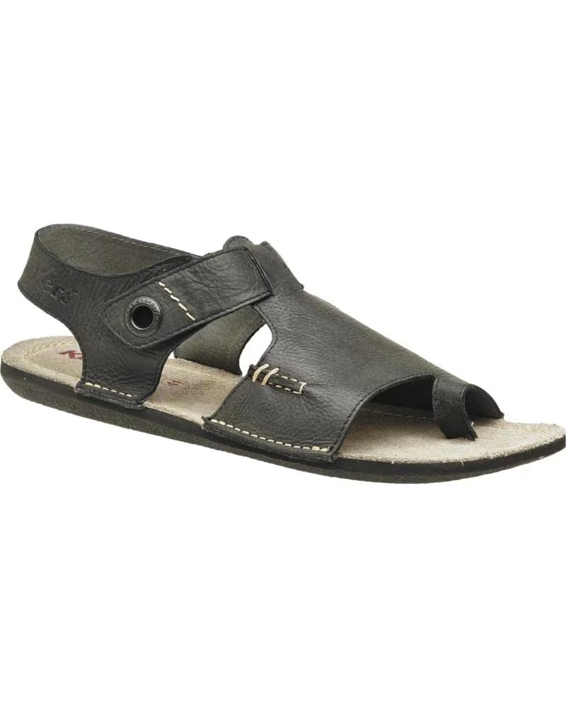 KICKERS SPARTIATE SANDALS MEN BLACK NEGRO