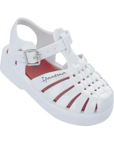 SANDÁLIAS IPANEMA ARANHA BABY PARA MENINAS VERMELHO/BRANCO ROJO