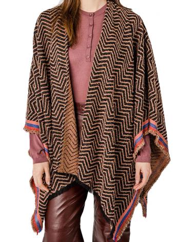 PONCHO ABBACINO MODELO 90723AB ROSA PALEPINK PALEPINK