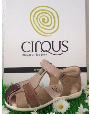 CIRQUS SANDÁLIAS DE PELE 151205 CASTANHO MARRóN