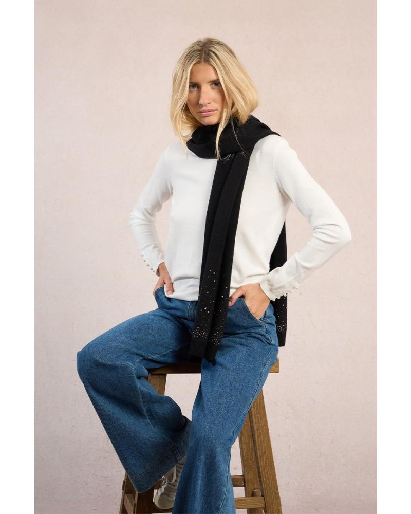 MOLLY BRACKEN BUFANDA B319DH NEGRO