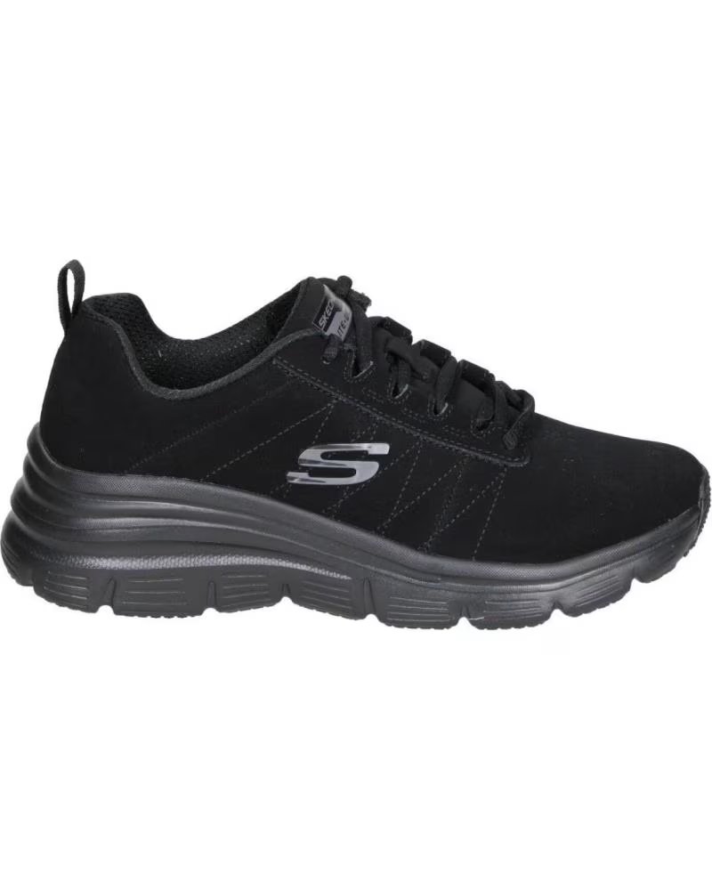 SKECHERS ZAPATILLAS 077-52458012705107 EN AZUL PARA MUJER NEGRO