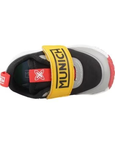 Schuhe für Mädchen und Junge MUNICH ZAPATILLAS CLAUDIA 02 PARA NINOS UNISEX EN COLOR NEGRO NEGRO