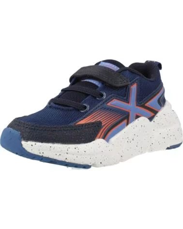 MUNICH ZAPATILLAS NINO MODELO SUPER TRACK COLOR AZUL