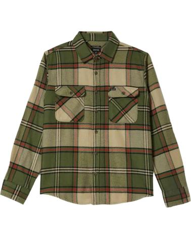 BRIXTON CAMISAS EN COLOR PARA HOMBRE WILDGREEN