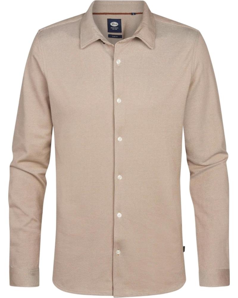 PETROL CAMISAS DE CHICO SIL402 BEIGE