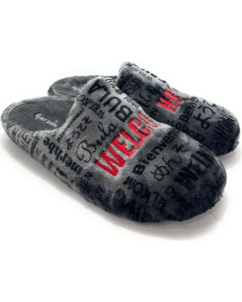 GARZON ZAPATILLAS CASA CABALLERO HOME GRIS