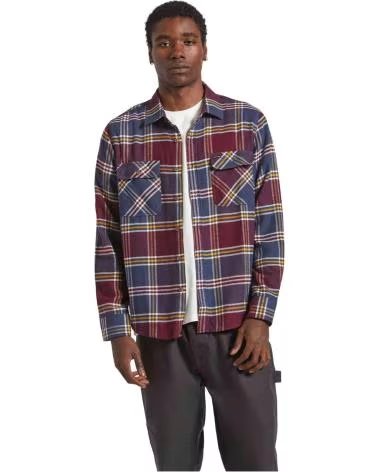 CAMICIA A QUADRI BRIXTON 01213-MDIPS DA UOMO MOOD INDIGO