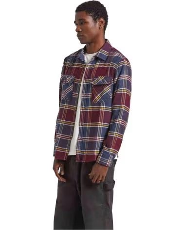 CAMICIA A QUADRI BRIXTON 01213-MDIPS DA UOMO MOOD INDIGO
