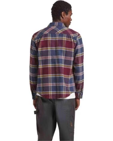 CAMICIA A QUADRI BRIXTON 01213-MDIPS DA UOMO MOOD INDIGO